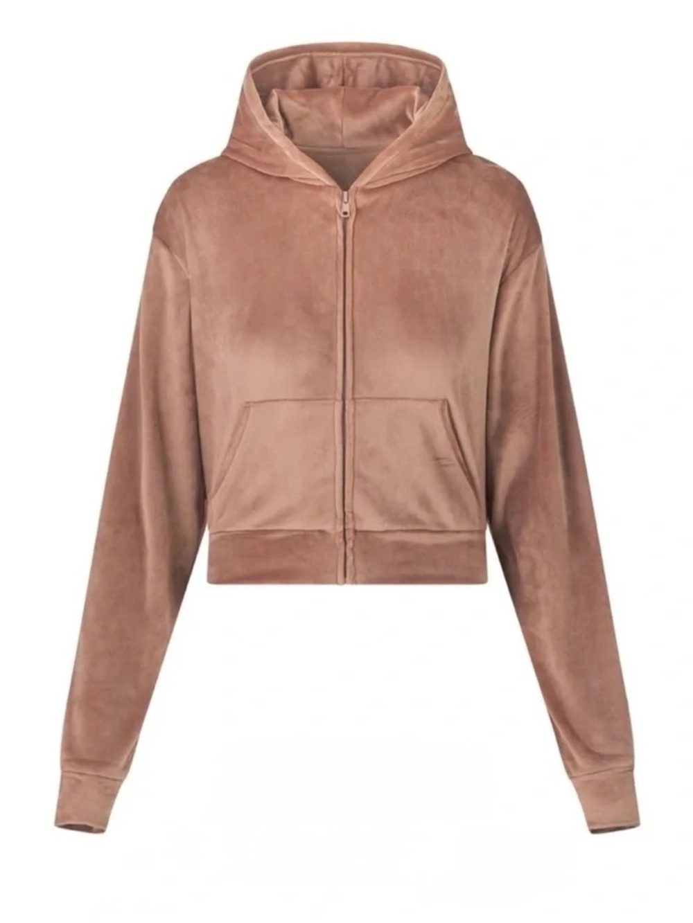 Skims Velour Hoodie in Sienna